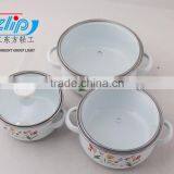 3 Pcs Mini Pot With Metal Cover Beautiful Decal thumbnail-3