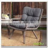 Audu Cane Chair,Round Rattan Patio Cane Chair thumbnail-1