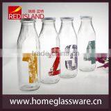 New Designs Tea Towel, Milk Bottles Print 580ml thumbnail-5