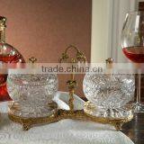 Italian Style Home Decor Item Brass With Crystal Candy Jar (BF01-0212-1) thumbnail-3