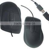 Waterproof Optical Mouse Rugged and Waterproof With USB and PS/2 JH-SME22 Silicone Mouse thumbnail-1