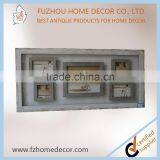 Classic Decorative Antique Wooden Glass Photo Frame With Multi Opening thumbnail-1