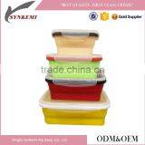 Square Sealed Silicone Food Box thumbnail-1