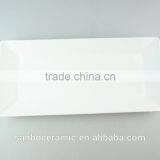 Hot Sale Porcelain Flat Plate, White Porcelain Dinner Square Plate for Wholesale in Stock thumbnail-1