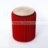 Portable Folding Stools Kraft Paper Stools Folding Sofa Outdoor Party Portable Sofa Artworks Home Table Scalable Sofa Waterproof thumbnail-4