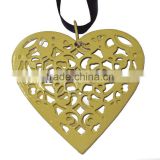 Heart shaped metal wall decor, metal heart shape dcoration hanging, decorative heart wall hanging,