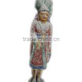 Antique Wooden Statue Priest Egypt,Antique Wooden Statues,Religious Sculptures thumbnail-1