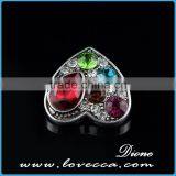 Button Fit All Snaps Jewelry Accessory 18mm Metal Crystal Press Snap Button thumbnail-1