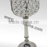 Crystal Candle Holder Stand With Metal , Crystal Tealight Holder Stand thumbnail-4