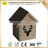 Custom Design Unfinished Mini Wooden House Wholesale thumbnail-1