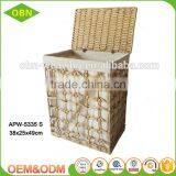 Wholesale Customized China High Quality Cheap Fabric Hole Weaving Vintage Hamper thumbnail-3