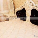 HOT SALE!! HAND EMBROIDERED BLANKET WITH PILLOW CASES 100% HANDMADE, SOFT, BREATHABLE WITH ELEGANT DESIGNS AND COLORS thumbnail-1