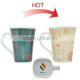 Magic Transferring Ceramic Heat Resistant Ceramic Mug