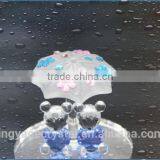 Creative Crystal Bride and Groom Figurines Wedding Favours for Guests/gift for Wedding Souvenir thumbnail-3