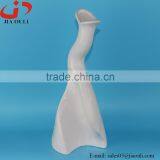 New Design White Ceramic Flower Vase, Tall Ceramic Vase thumbnail-2