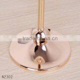 Top Selling Crystal Candle Holder With Metal Plated Candlestick for Home Wedding Decorative Romantic Candle Stand Free Shipping thumbnail-6