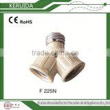 E27 Bakelite Twin Socket Lampholder/bulb Holder/light Socket CE Approved thumbnail-1