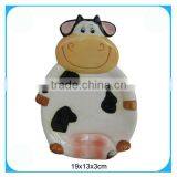 Ceramic Bathroom Set Cow Soap Box thumbnail-1