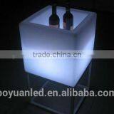 Led Luminous Large Plastic Planters, Tall Square Planters, Large Square Planters thumbnail-2
