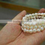 8-9mm Baroque Freshwater Pearl Bracelet in Sale thumbnail-1