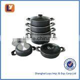 Aluminium Non-stick Cookware Stock Pot Set thumbnail-2