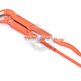Free sample tools S type Pipe Wrench supplier S -jaw corner pipe wrench