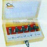 Tungsten Carbide Tipped Router Bit for Wood--5pcs Kit Packing(0812) thumbnail-1
