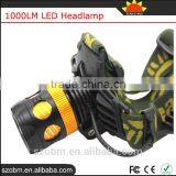 OEM XML-T6 LED Dimmable Zoom 1000 Lumen Frontal Head Torch Light Powerful Headlamp thumbnail-3