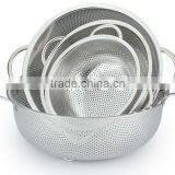 Customized Coluor 6pcs in a Set Stainless Steel 201 Vegetable Colander thumbnail-3