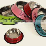 Wholesale Stainless Steel Pet Bowl Dog Water Bowl Cat Food Bowl thumbnail-3