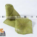 Rustic Jute Ribbon Green Color in Roll 5''*5Y Long thumbnail-1