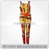 Cheaper Sublimation Printed Women Summer Jumpsuits/Overalls thumbnail-2