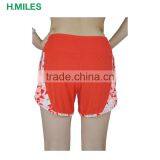 Custom Hot Sexy Orange Womens Sport Shorts for Running thumbnail-3