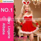 Queen Size Hot Sale Santa Claus Costume for Girl thumbnail-1