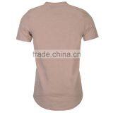 Wholesale Fashion Style Scooped Bottom Curved Hem t Shirts for Man thumbnail-6