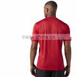 Customize Workout Clothes Activewear Athletes Trim Cut Tee Breathes Fresh Sport Top for Man Polyester Mesh Panels Cool Gymwear thumbnail-4