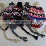 Knitted Beanie With Earmuffs,baby Beanie With Earflaps thumbnail-6