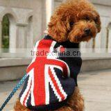 UK Flat Knit Black Color Pet Dog Clothing Pet Accessories 2016 thumbnail-2