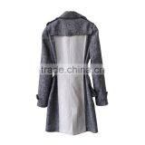 2014 2015 New Design Women Trench Coat Block Joint Custom Made Trench Coat thumbnail-2