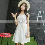 Summer New Design Young Lady Dress Fashion Printed Cotton Linen A-LINE Embroidered Dress Sleeveless Vest Dress thumbnail-3