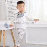 S33607W Children Autumn Pajamas 100% Cotton Childrens Clothing Sets thumbnail-1