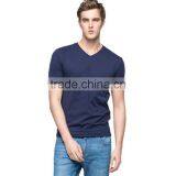 Wholesale Short Sleeve Cheap Plain 100 Polyester Custom Deep V Neck T Shirts For Men thumbnail-2