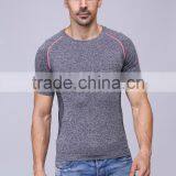 High Quality Seamless Men's Sport Wear Training T-shirt thumbnail-1