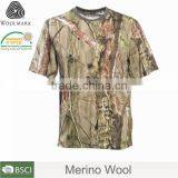 Fashion 2016 Merino Wool Camo T-shirt, Good Quality t Shirt Camouflage thumbnail-5
