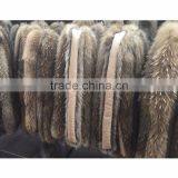 Myfur Wholesale Price Raccoon Fur Trim Customized Color and Size Garment Hood thumbnail-4