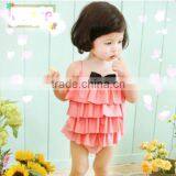 2014 Fashion Lovely Kids Swimwear Baby Swimsuit Baby Bathing Suit/Swimwear for Girls Baby One-piece Bathing Suit thumbnail-1