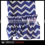 Hot Sale Chevron Girls Ruffle Pants thumbnail-4