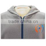Trade Assurance BSCI Custom Logo Extra Long Men's Solid Color Hoodie thumbnail-5