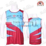 Polyester Customized Latest Basketball Wear Sleeveless t Shirt Uniform thumbnail-3