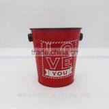 Custom Ice Bucket Tin Boxes for Storage With Handle thumbnail-1